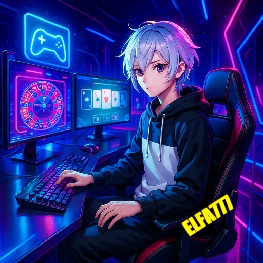 Imagem da ELFA777 ressaltando a experiência de cassino e seus diferenciais