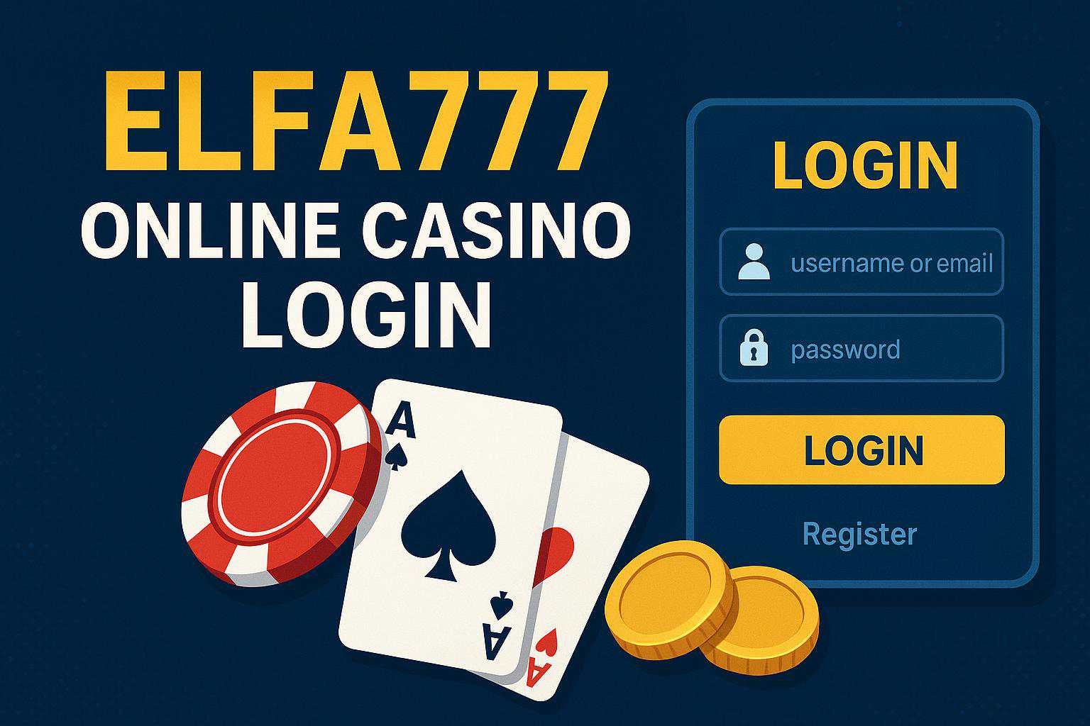 Login no Cassino ELFA777