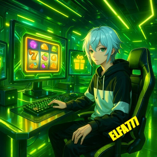 Imagem promocional da ELFA777 mostrando a plataforma e suas vantagens