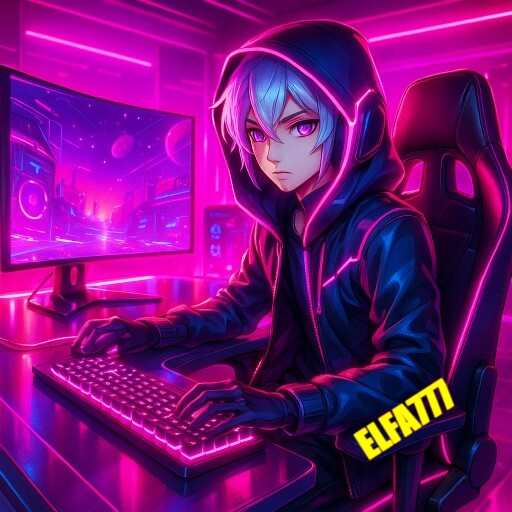 Imagem promocional da ELFA777 mostrando a plataforma e suas vantagens